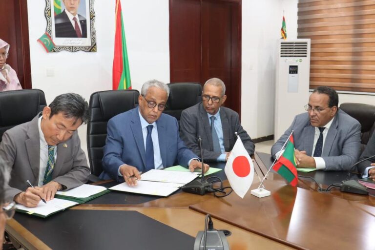 ب 1,1 مليار أوقية .. اتفاق موريتاني ياباني لدعم الأمن الغذائي