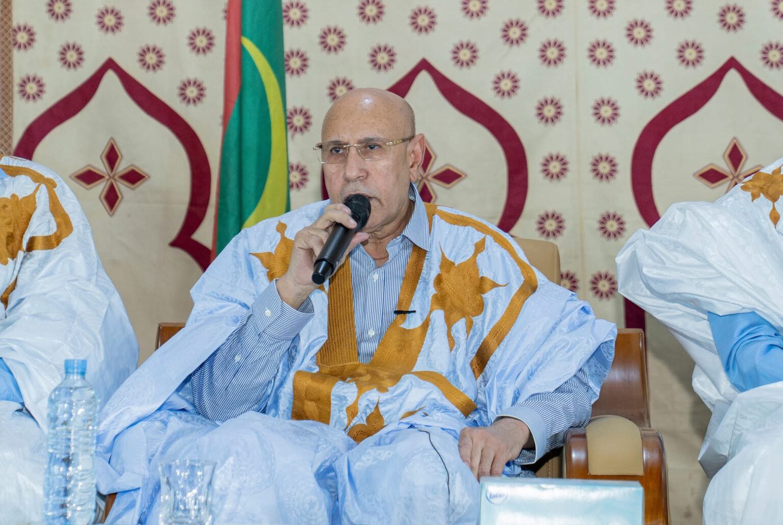 ولد الغزواني من باسكنو: الجيش يقوم بواجبه فى حماية الوطن وتأمين حدوده