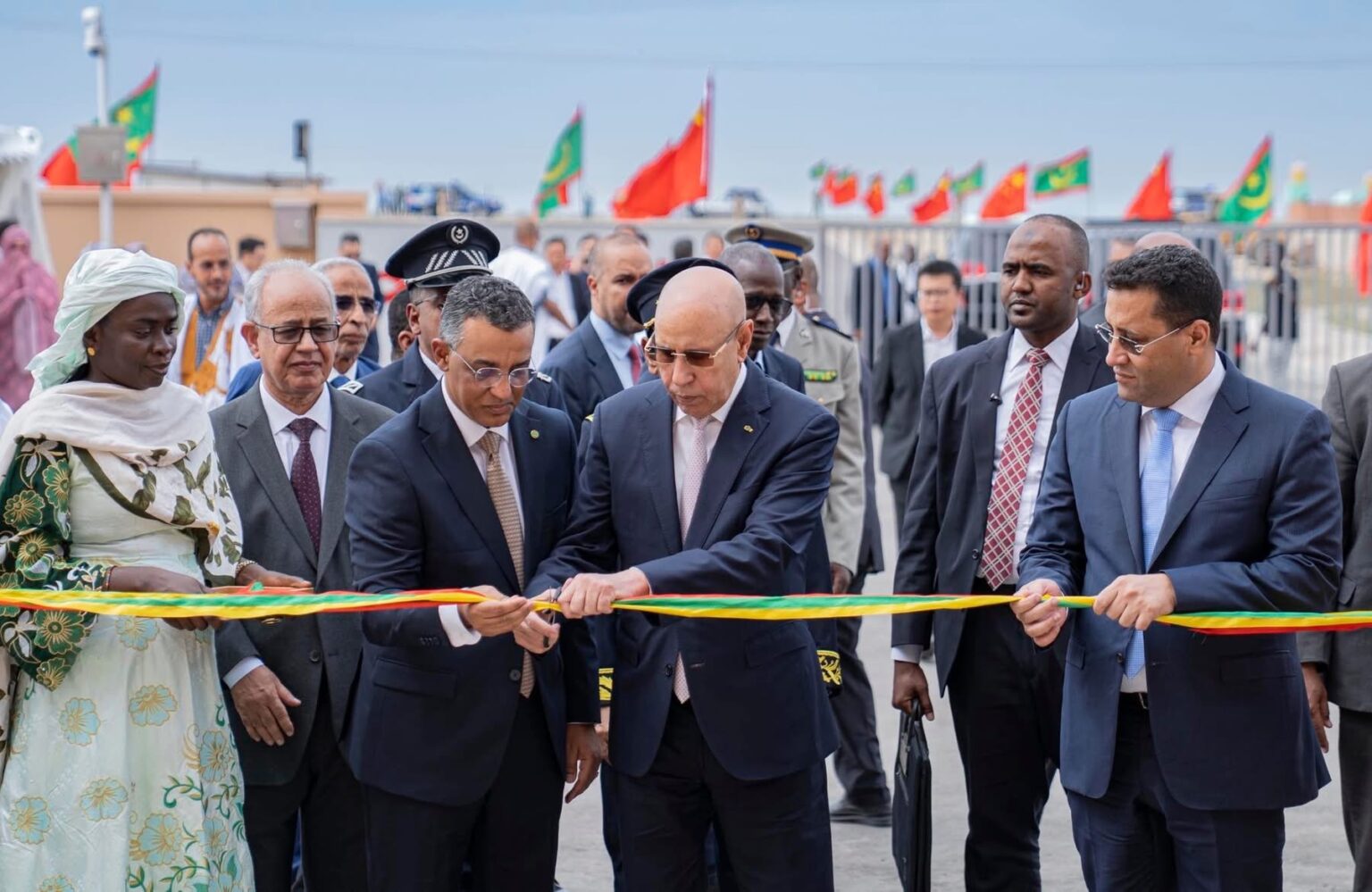 ولد الغزواني يفتتح المعهد الوطني للبحوث في الصحة العمومية