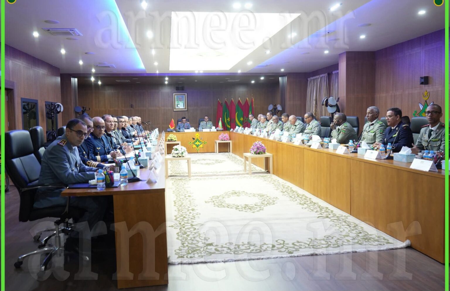 نواكشوط: اختتام أعمال اللجنة العسكرية المشتركة بين موريتانيا والمغرب