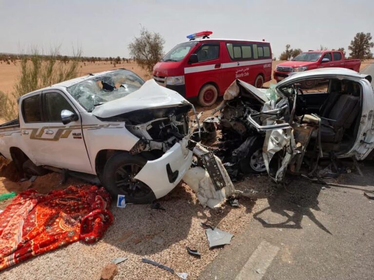 ألاگ: انقلاب حافلة ركاب يخلف قتيلين و13 مصاباً بينهم خمسة في حالة حرجة